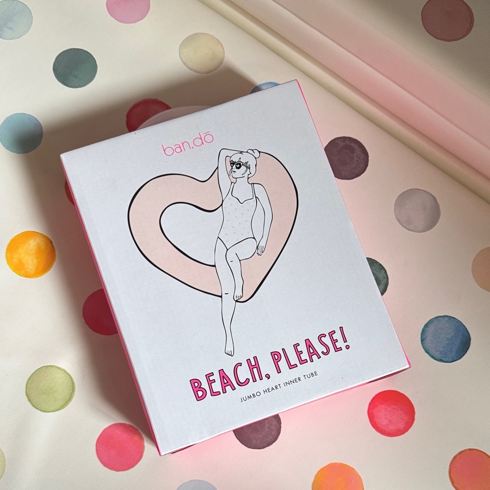 Ban.do Heart-Shaped Inner Tube in Pink